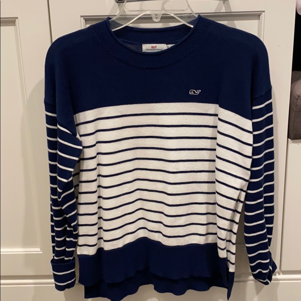 Vineyard Vines Girls Relaxed Crewneck Sweater Sz M